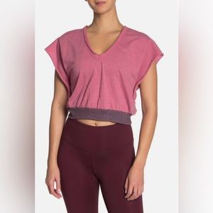 Free People Movement Happy Camper Crop Tee Shirt